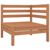 Vidaxl 4-delige loungeset massief grenenhout honingbruin