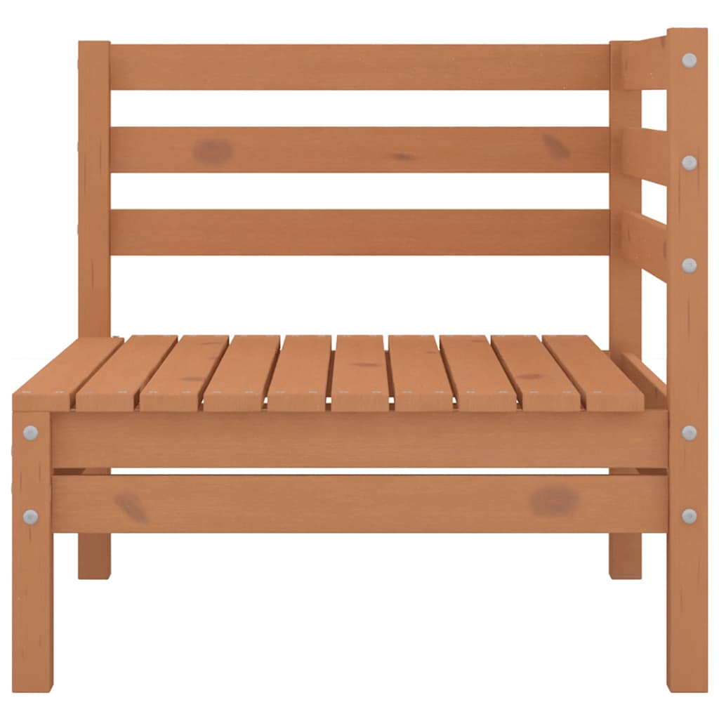 Vidaxl 4-delige loungeset massief grenenhout honingbruin