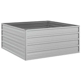 Vidaxl Planter surélevé 100x100x45 cm en acier galvanisé en acier