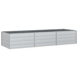Vidaxl Planter surélevé 240x80x45 cm en acier galvanisé en acier