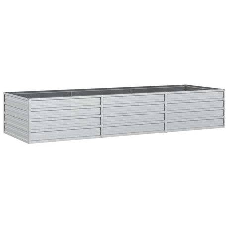 Vidaxl Planter surélevé 240x80x45 cm en acier galvanisé en acier