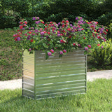 Vidaxl Planter surélevé 100x40x77 cm en acier galvanisé en acier
