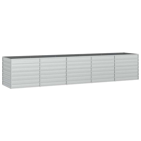 Vidaxl Planter surélevé 400x80x45 cm en acier galvanisé en acier
