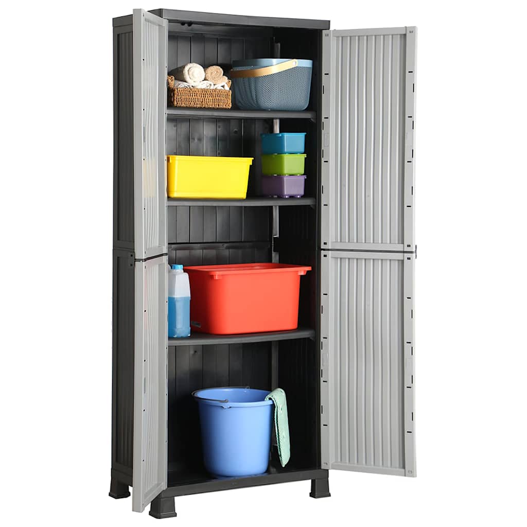Vidaxl opbergkast 68x39x171,5 cm kunststof