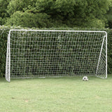 Vidaxl Football Gol z netto 366x122x182 cm stalowa biała