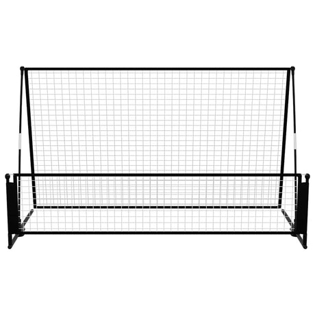 Vidaxl Football Rebounner Football OBJET 2-en-1 202x104x120 cm en acier
