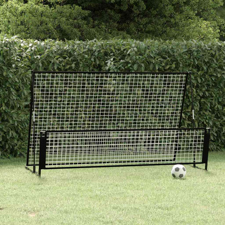 Vidaxl Football Rebounner Football OBJET 2-en-1 202x104x120 cm en acier