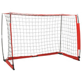 Vidaxl fotbollsmål 184x91x124.5 cm stål