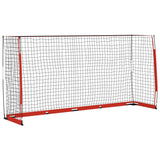 Vidaxl football goal 366.5x91x183 cm steel