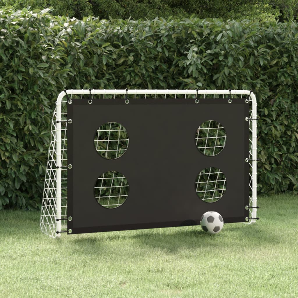 Vidaxl Football Target Targing Gol 184x61x122 CM Steel