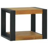 Vidaxl badkamerwandkast 45x45x35 cm massief teakhout