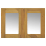 Vidaxl spiegelkast 60x10x40 cm massief teakhout