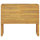Vidaxl badkamerkast 90x40x75,5 cm massief teakhout