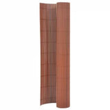 Vidaxx clôture de jardin double face 110x400 cm marron
