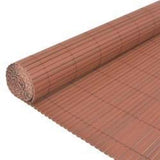 Vidaxx clôture de jardin double face 110x400 cm marron