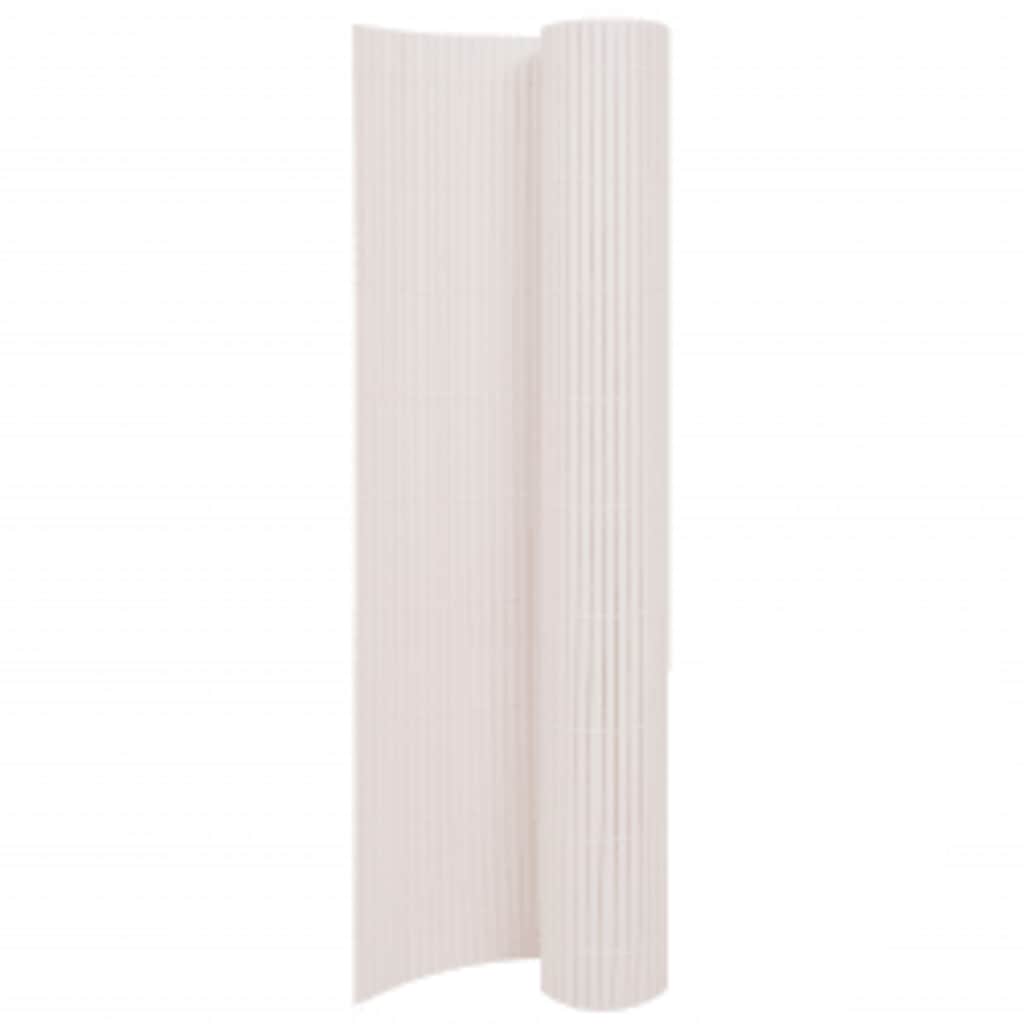 Vidaxl Garden Escoage Double 110x500 cm blanc