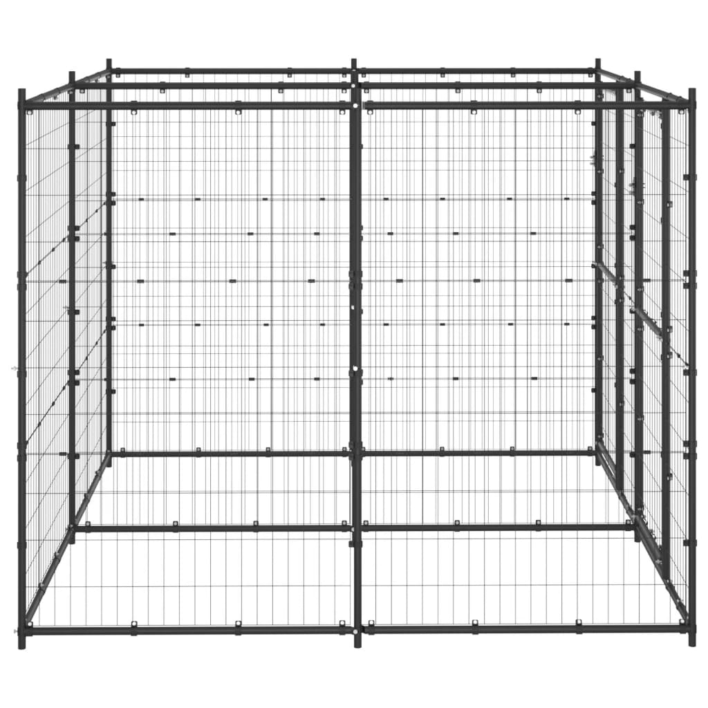 Vidaxl Dog Kennel 4,84 m² Steel