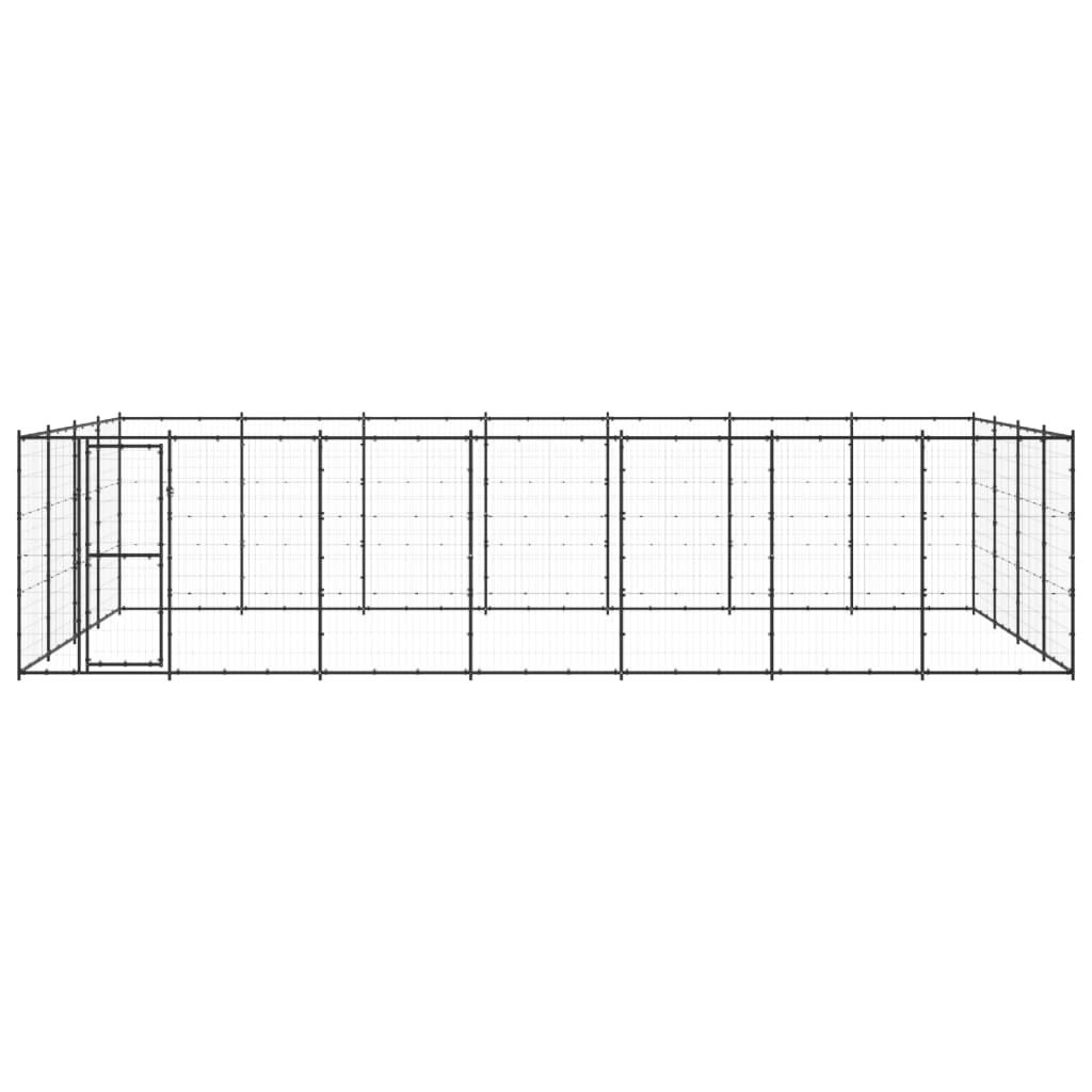 VidaXL Dog Kennel 33.88 m² Steel