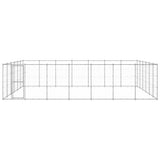 Vidaxl Dog Kennel 50,82 m² acier galvanisé