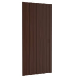 VidaXL roof panels 12 st 100x45 cm galvanized steel brown