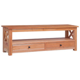 Vidaxl tv-meubel 115x30x40 cm massief mahoniehout