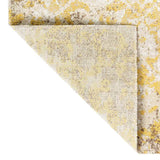 Vidaxl extérieur tapis plat tissé 100x200 cm jaune