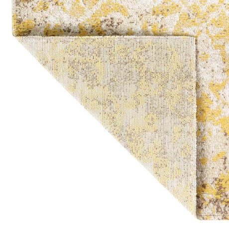 Vidaxl extérieur tapis plat tissé 100x200 cm jaune
