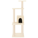 Vidaxl Cat Scratch Post avec Sisal Scratch Posts 105 cm Crème -Colored