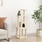 Vidaxl Cat Scratch Post avec Sisal Scratch Posts 105 cm Crème -Colored