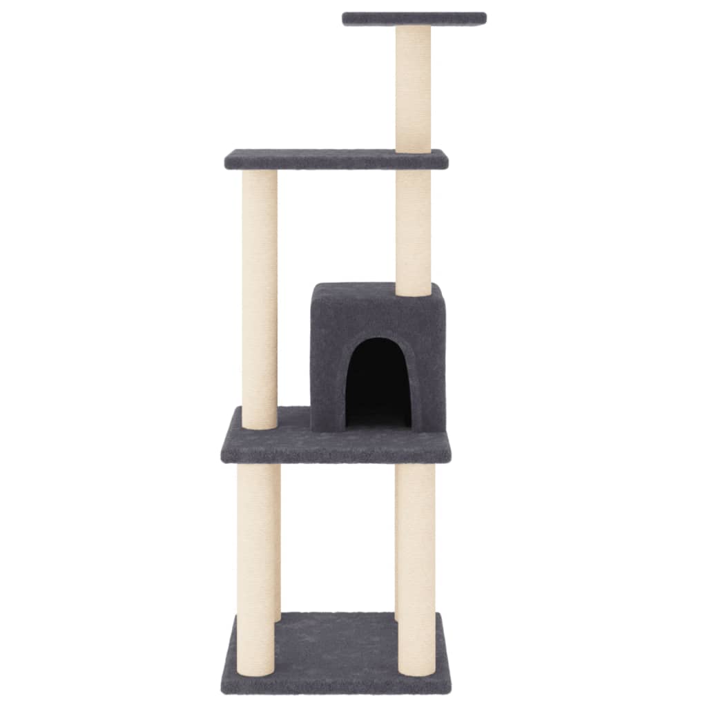 Vidaxl Cat Scratching Post med sisal skrabende stillinger 105 cm mørkegrå