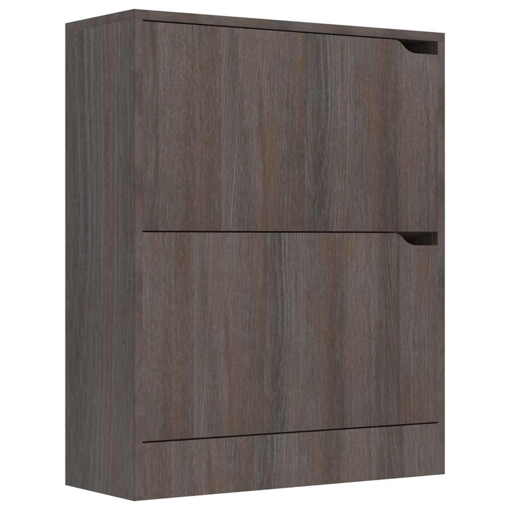 Vidaxl Shoe Cabinet 2 Doors 59x24x74 cm Vrcholové dřevo Sonoma Oak