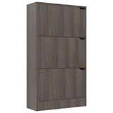 Vidaxl Schong Cabinet 3 Dieren 59x24x105 cm veraarbechte Holz Sonoma Oaka oak