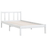 Vidaxl bedframe massief grenenhout wit 100x200 cm