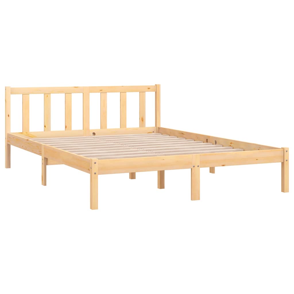 Vidaxl bedframe massief grenenhout 140x200 cm