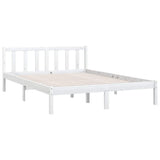 Vidaxl bedframe massief grenenhout wit 160x200 cm