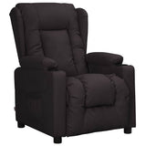 Vidaxl fauteuil verstelbaar kunstleer zwart