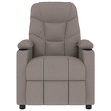 Vidaxl massagestoel stof taupe