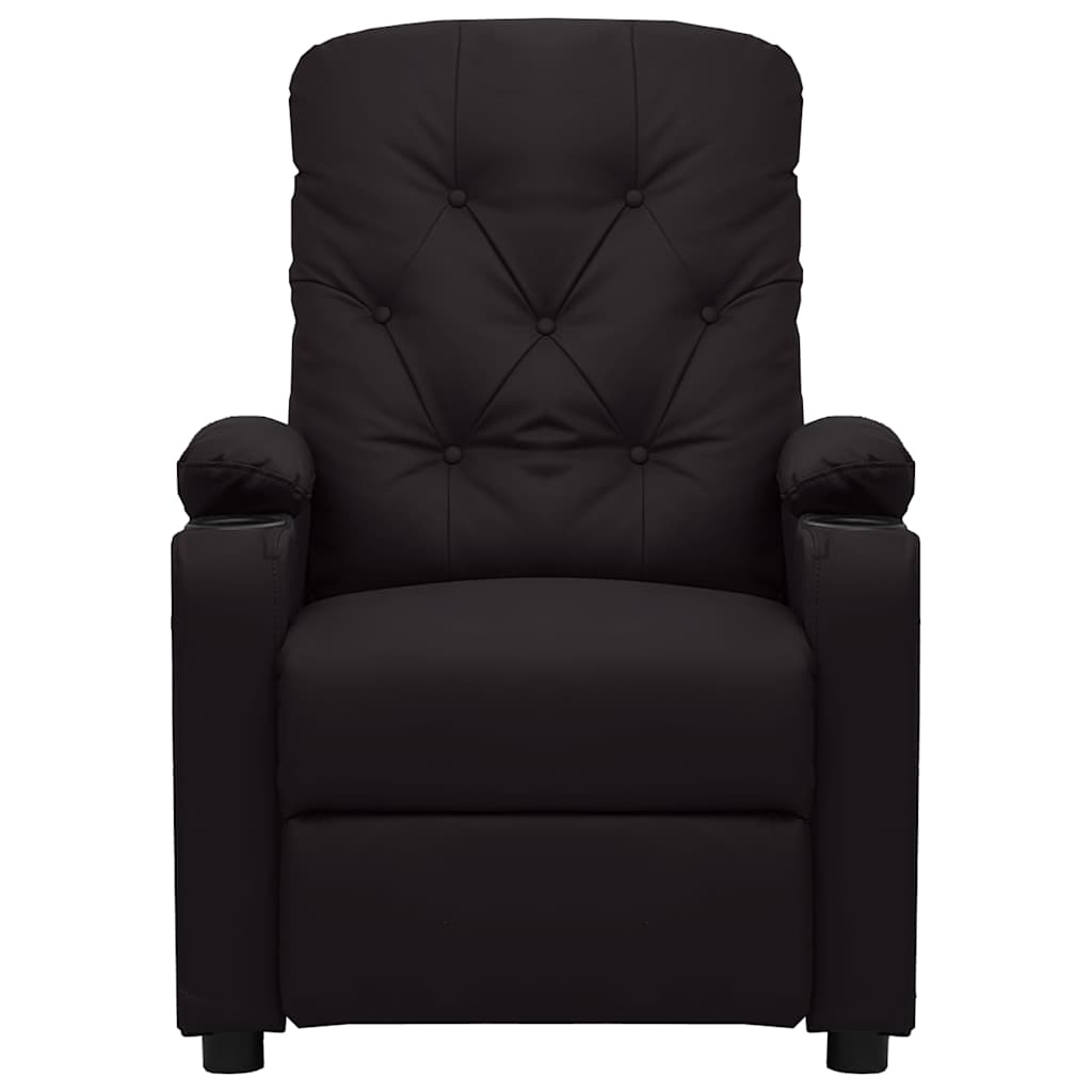 Vidaxl massagestoel kunstleer zwart