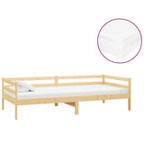 Vidaxl slaapbank met matras massief grenenhout 90x200 cm