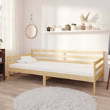 Vidaxl slaapbank met matras massief grenenhout 90x200 cm