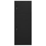 Vidaxl Sattelschrank 53x53x140 cm Stahlschwarz