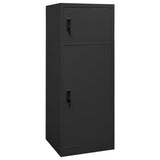 Vidaxl Saddle Cabinet 53x53x140 cm Anthracite en acier -colore