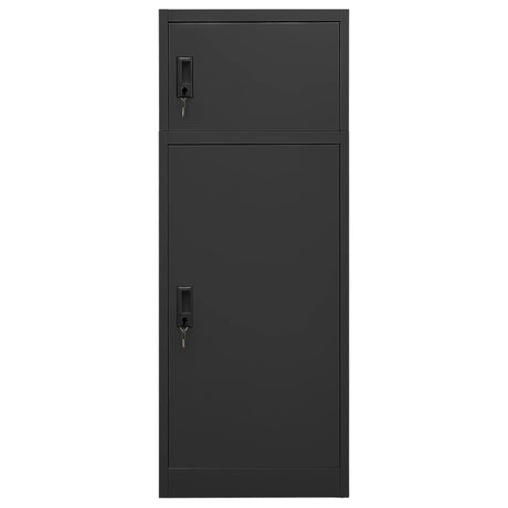 Vidaxl Saddle Cabinet 53x53x140 cm Anthracite en acier -colore