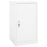 Vidaxl zadelkast 53x53x105 cm staal wit