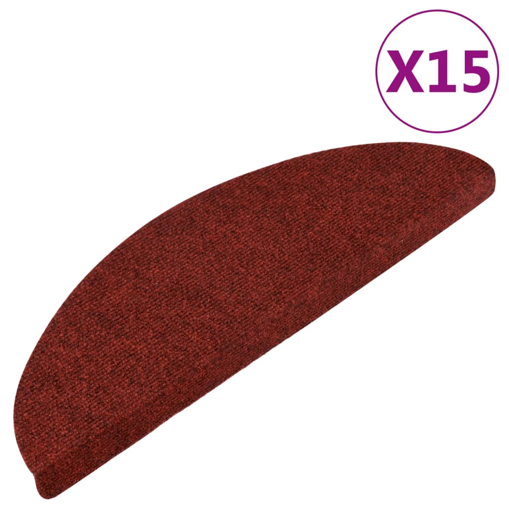 Vidaxl Staps Mants Selbst -Aadhesiv 15 st 56x17x3 cm rout