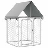 Vidaxl Chienne de chien pour l'extérieur avec toit 100x100x150 cm