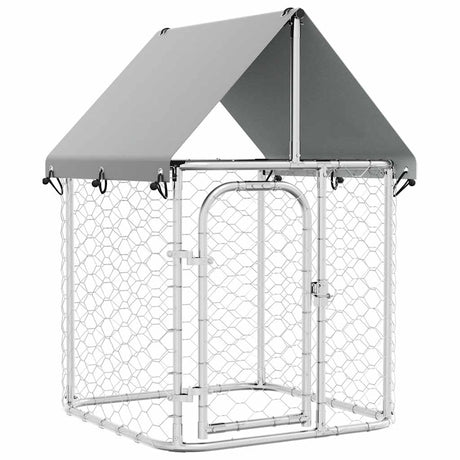 Vidaxl Chienne de chien pour l'extérieur avec toit 100x100x150 cm