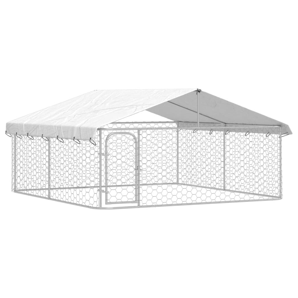 Vidaxl Dog Kennel con tetto 300x300x150 cm