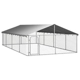 Perrera de perros de Vidaxl para el exterior con techo 600x300x150 cm