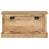 Vidaxl schoenenopbergbank 85x40x45 cm massief mangohout